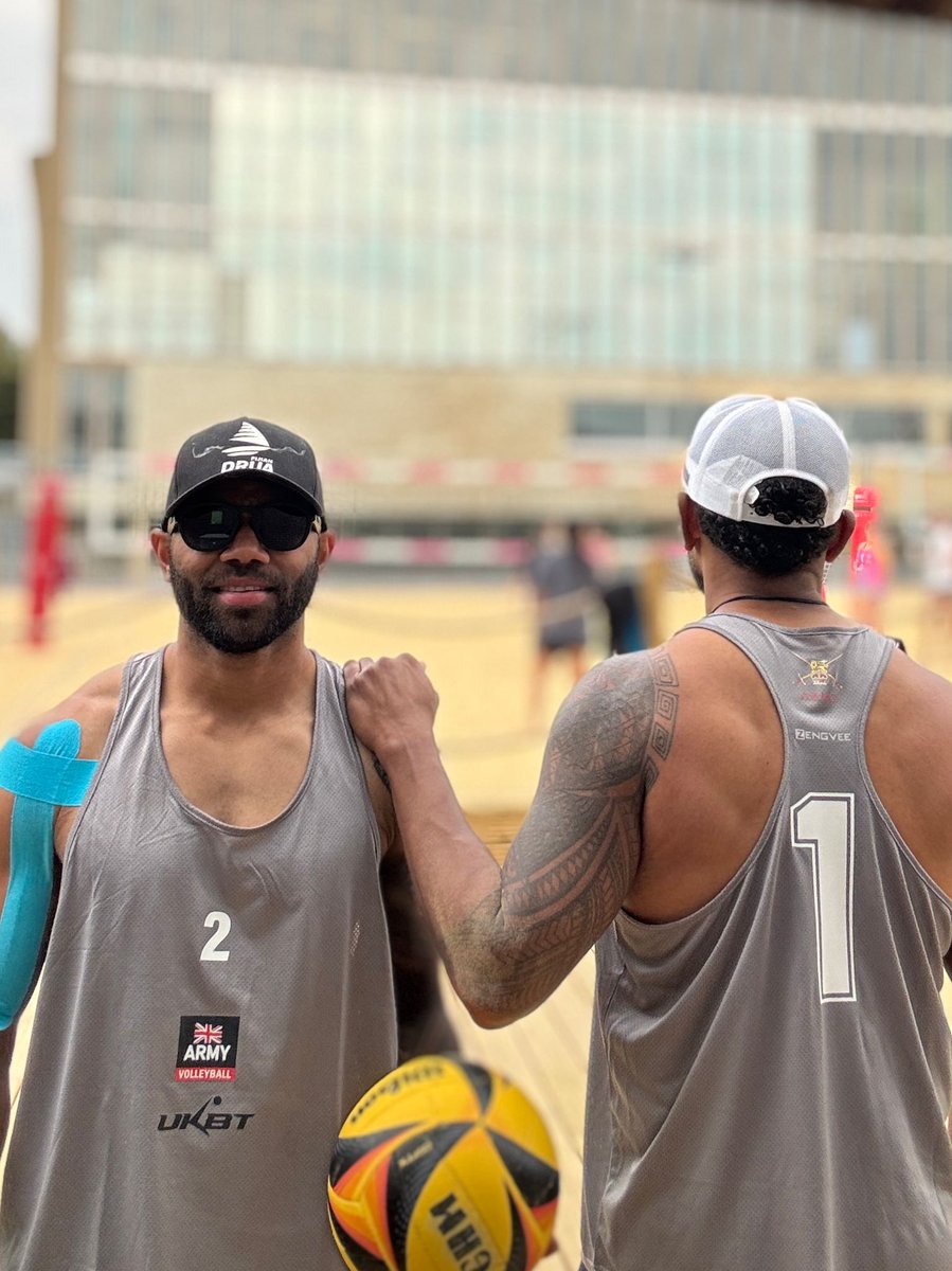 British Army Men's Volleyball (@britisharmymen1) on Twitter photo Two of Army Volleyball’s finest <a href="/AGCVolleyball1/">AGC Volleyball</a> secured a brilliant 3rd place at the <a href="/VballEngland/">Volleyball England</a> UKBT Championship. A step forward in the push for official recognition of this thrilling version of the sport by <a href="/ArmySportASCB/">Army Sport</a>. The talent is undeniable, and the future is bright. Two of Army Volleyball’s finest <a href="/AGCVolleyball1/">AGC Volleyball</a> secured a brilliant 3rd place at the <a href="/VballEngland/">Volleyball England</a> UKBT Championship. A step forward in the push for official recognition of this thrilling version of the sport by <a href="/ArmySportASCB/">Army Sport</a>. The talent is undeniable, and the future is bright.
