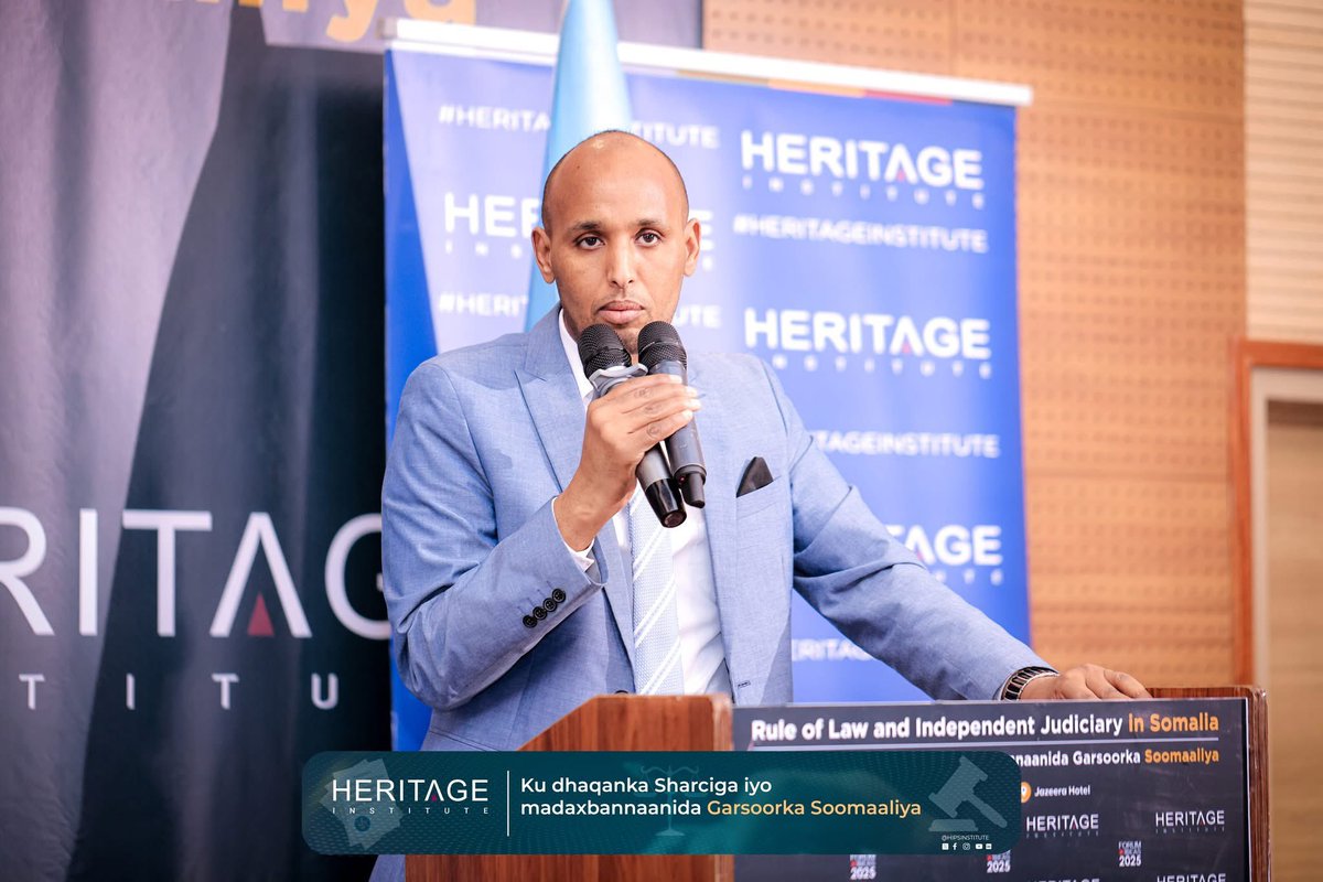 FAdanyare's tweet photo. Today I had the honour of opening the launch of a @HIPSINSTITUTE paper on Rule of Law &amp; Judicial Independence in Somalia, and later joined a panel to discuss pathways to a fair, independent justice system. Grateful for the rich dialogue. https://t.co/EZ2YfYWRA7