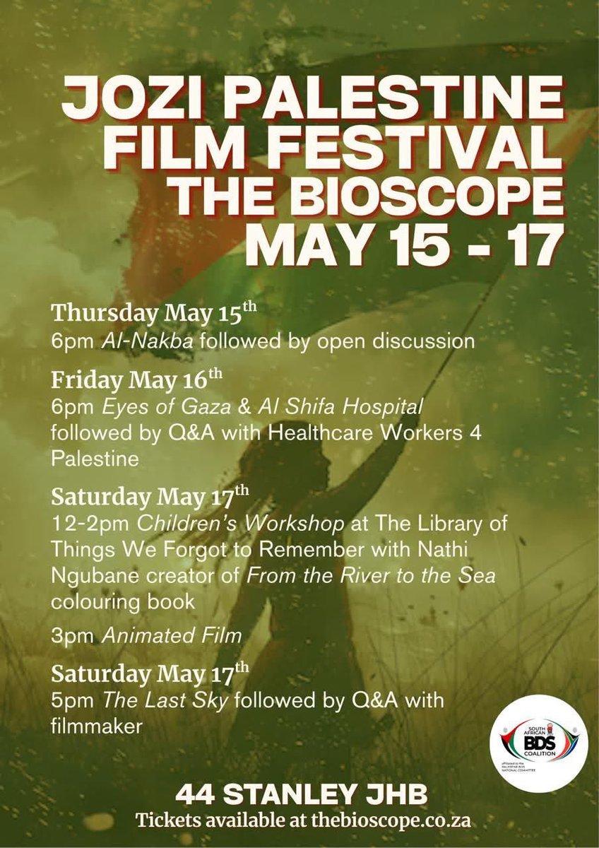 Jozi film festival coming up.
