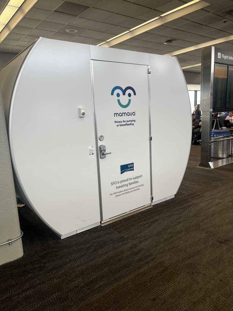 Hey <a href="/flySFO/">San Francisco International Airport (SFO) ✈️</a> : a good way to support travelling families is NOT making me download a stupid app to be able to nurse in peace ✌🏻