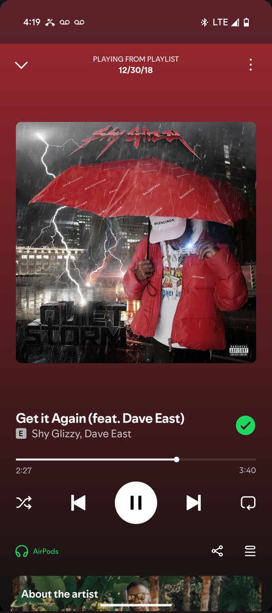 AJBacks's tweet photo. Matter of fact, whole album hit https://t.co/27MrO9OfgS