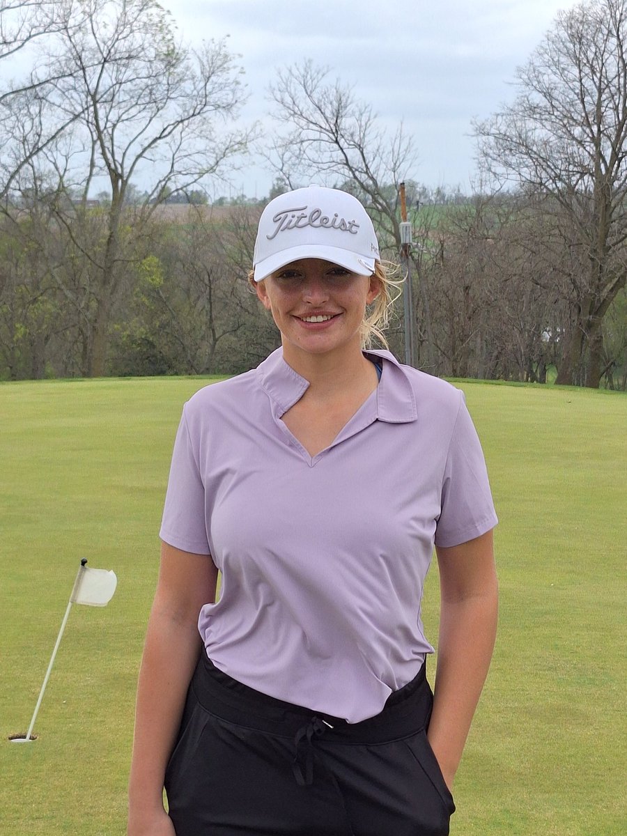 Ava Garvey places 5th in LHC meet at Newton.    Shoots great round of 87.