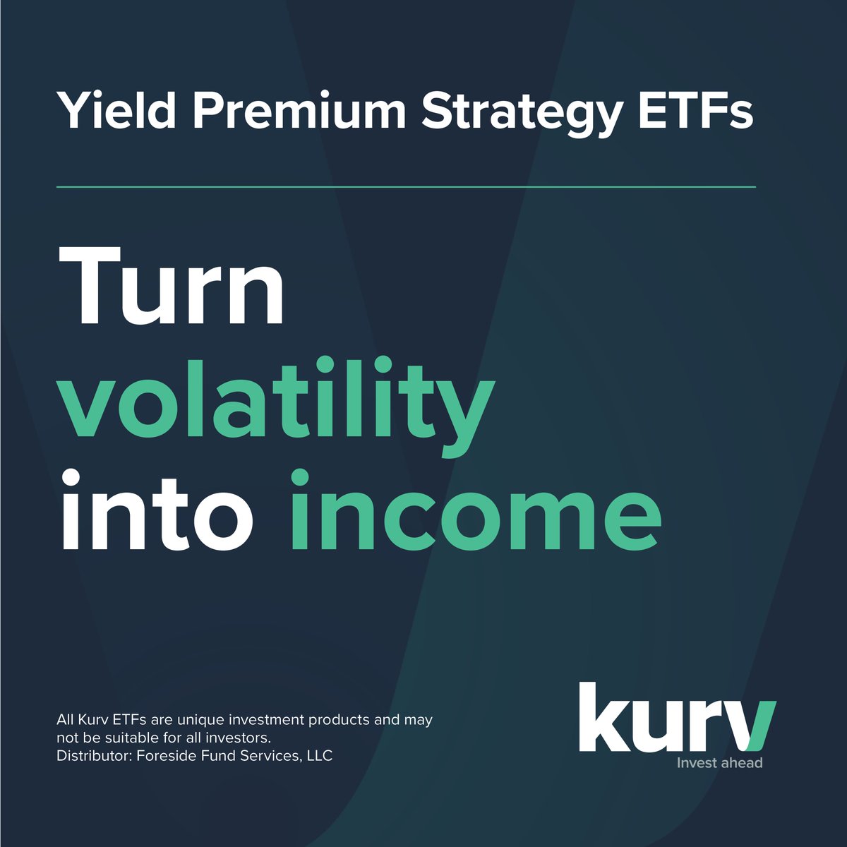 Next week's distribution: $TSLP   (Not this week)
Declaration: 5/6/2025   
Ex-dividend / Record: 5/7/2025    
Payable: 5/8/2025      

Volatility creates opportunity.  Make market volatility work for you, not against you.  

Kurv implements #options strategies and institutional