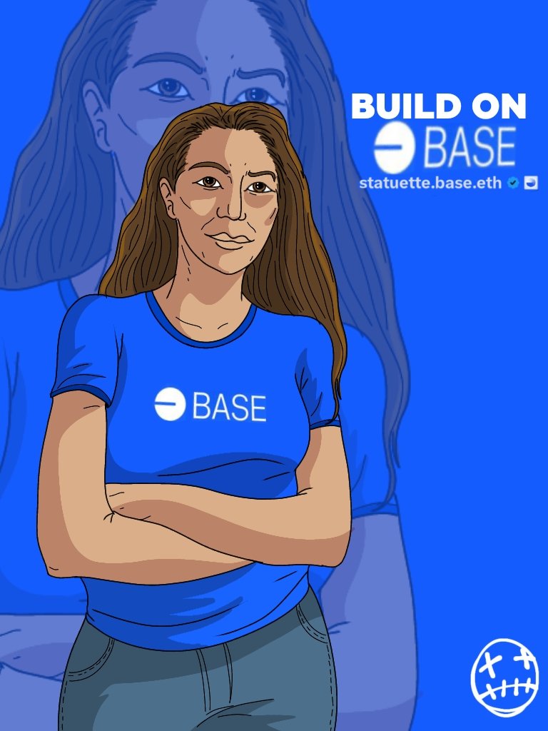 Naluboy_77's tweet photo. My fan art of @CryptoStatuette a huge @base addy 🥹 hope she sees this and likes it,I am based @base @baseafricaa @abrahamunchain 

Coined on @zora 
https://t.co/i15BIDrrW6 https://t.co/qa6eOSAsjy