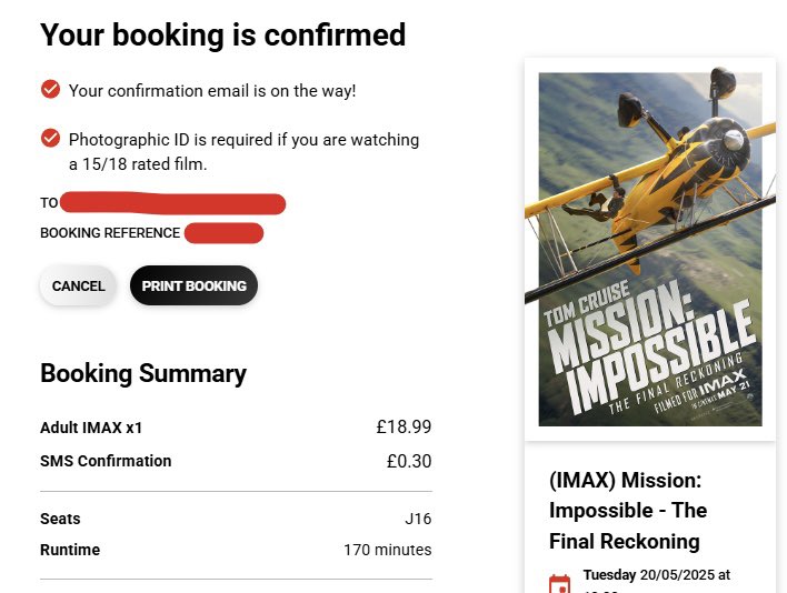 <a href="/GregTarzanDavis/">Greg Tarzan Davis</a> <a href="/MissionFilm/">Mission: Impossible</a> May 20th, IMAX ONLY. Looking forward to it!