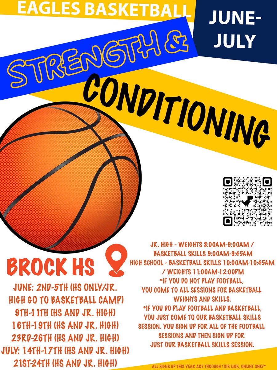 Eagles Basketball Strength &amp; Conditioning Info ⬇️