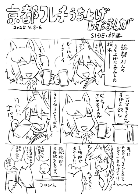 一晩で生やしました
8Pコピ本です 