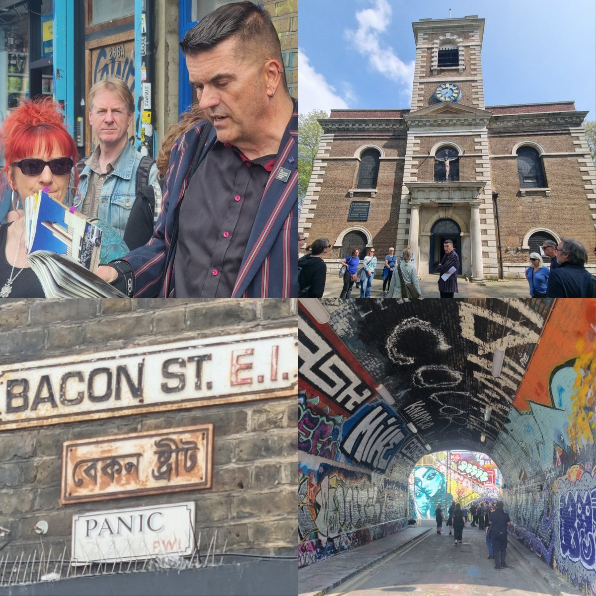 Martin Searle (@calneeagle) on Twitter photo Y'day, 1 of <a href="/derelict_london/">Paul Talling</a>'s v fine walking tours. This time, 'Whitechapel & Bethnal Green'. Inevitable Kray references given the area, inevitable Minder reference given it's Paul. And of course derelict (and sometimes resuscitated) pubs and places of musical interest. Y'day, 1 of <a href="/derelict_london/">Paul Talling</a>'s v fine walking tours. This time, 'Whitechapel & Bethnal Green'. Inevitable Kray references given the area, inevitable Minder reference given it's Paul. And of course derelict (and sometimes resuscitated) pubs and places of musical interest.