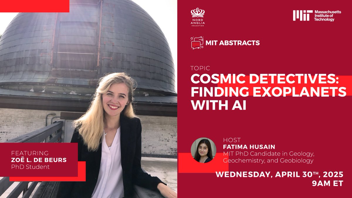 mit_nae's tweet image. Hey Nord Anglia! Register now for our next #MITAbstract mit.zoom.us/webinar/regist…
#STEAM #BeCurious #NordAngliaEducation