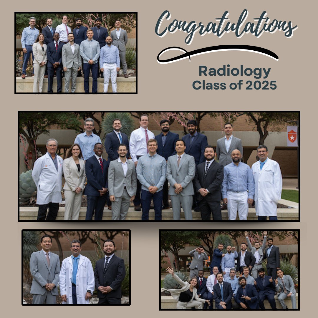 UT Health SA Radiology (@uthealthsarad) on Twitter photo Congratulations to our Radiology class of 2025! We wish you all the best graduates! Congratulations to our Radiology class of 2025! We wish you all the best graduates!