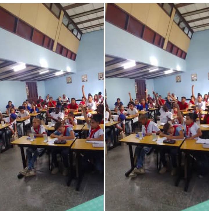 UJCdeCuba's tweet photo. Te ofrecemos 📸del trabajo en comisiones de la Asamblea Pioneril de #LaHabana, específicamente de la Comisión #1, que lleva por nombre "El estudio como principal deber".
Ser pionero es estudiar con amor, crecer con valores y prepararnos para construir el futuro de nuestro país. https://t.co/ipFKedRfpB