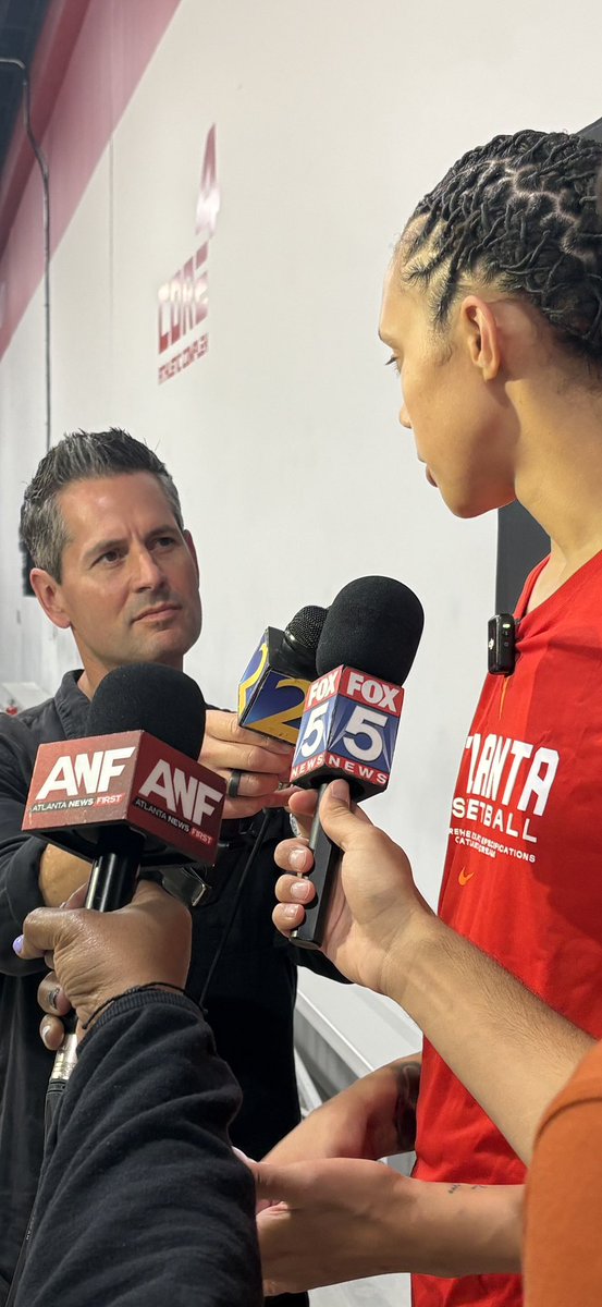 Zach Klein (@zachkleinwsb) on Twitter photo Was at <a href="/AtlantaDream/">Atlanta Dream</a> training camp and had chance to visit with Brittney Griner.
after practice.. coach asked if anyone wanted to “give out some flowers…”
she did… and gave a shoutout to the training staff Was at <a href="/AtlantaDream/">Atlanta Dream</a> training camp and had chance to visit with Brittney Griner.
after practice.. coach asked if anyone wanted to “give out some flowers…”
she did… and gave a shoutout to the training staff