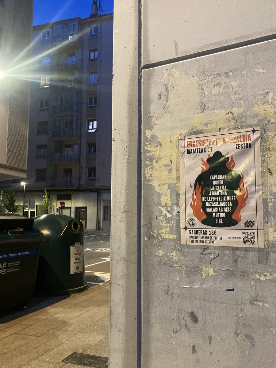 Langile kontrolpeko espazioen aurkako ofentsibaren aurrean espazioak jasaten duten errepresioari aurre egiteko eta elkartasuna antolatzen jarraitzeko, Maiatzaren 17an erresistentzia jaialdia!