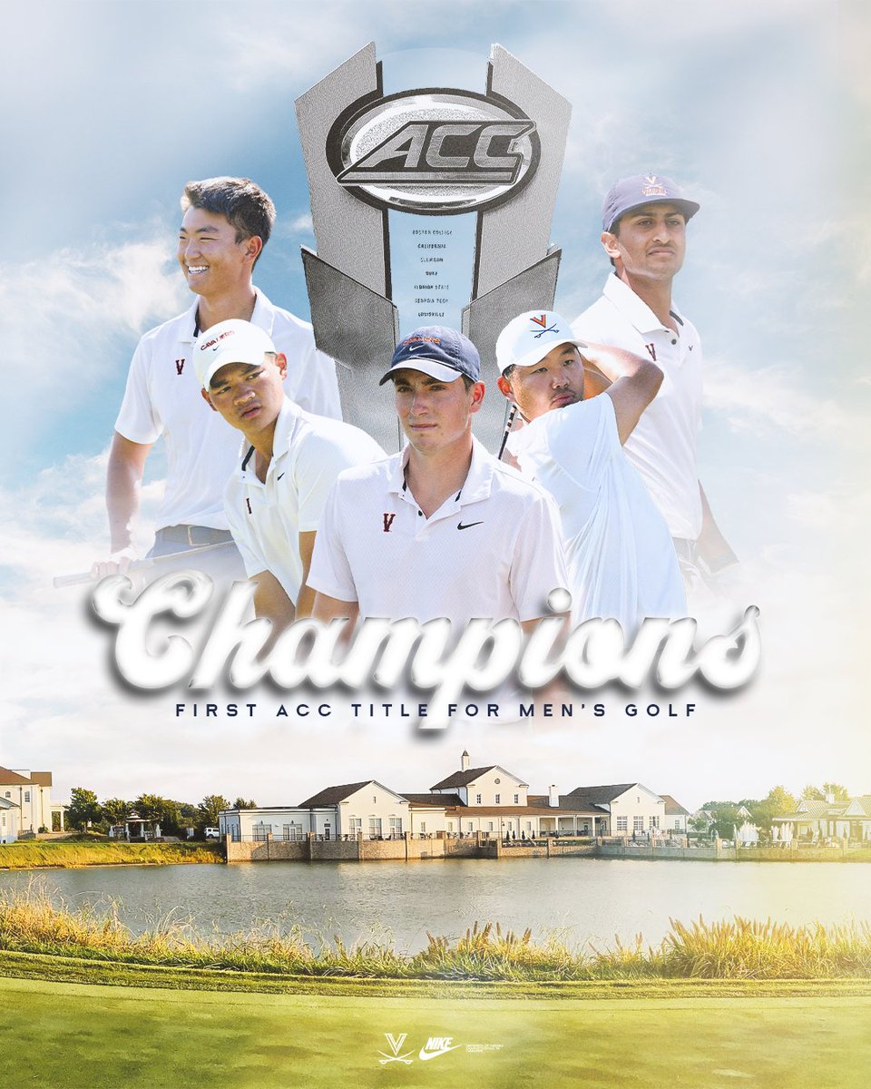 HOOS ARE BRINGING HOME THE HARDWARE!

For the first time in program history Virginia has won @theacc Men's Golf Championship!

#GoHoos
