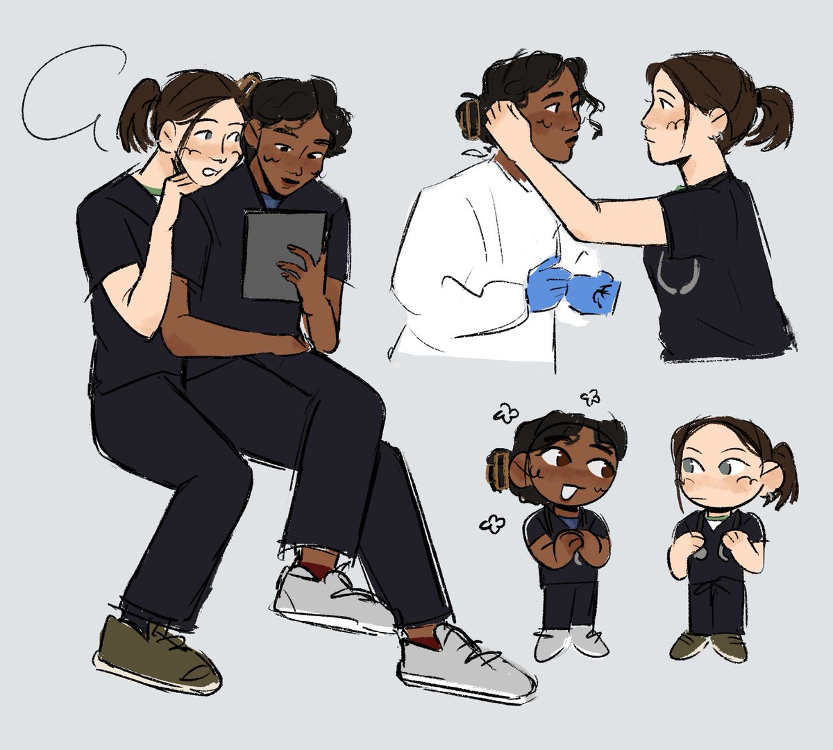 fioweress_'s tweet image. mohan &amp;amp; santos for me and 2 other ppl #thepitt