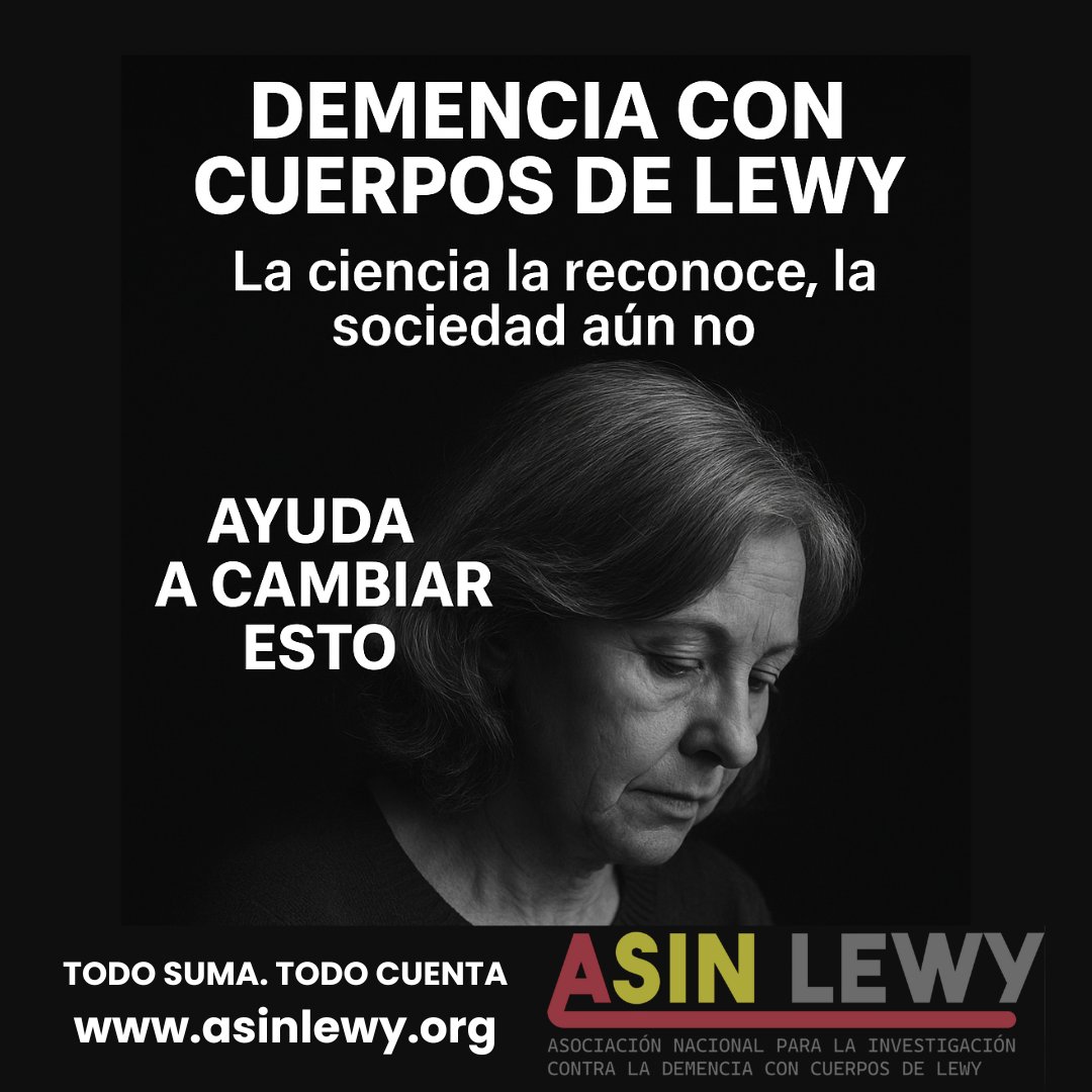 asinlewy's tweet photo. La demencia con cuerpos de Lewy es la segunda causa de demencia degenerativa en España. La ciencia la reconoce, la sociedad aún no.En ASINLEWY trabajamos cada día para dar visibilidad a esta enfermedad olvidada y apoyar a quienes la sufren. Ayúdanos a cambiar esta realidad 💙 https://t.co/azzkcaemE8
