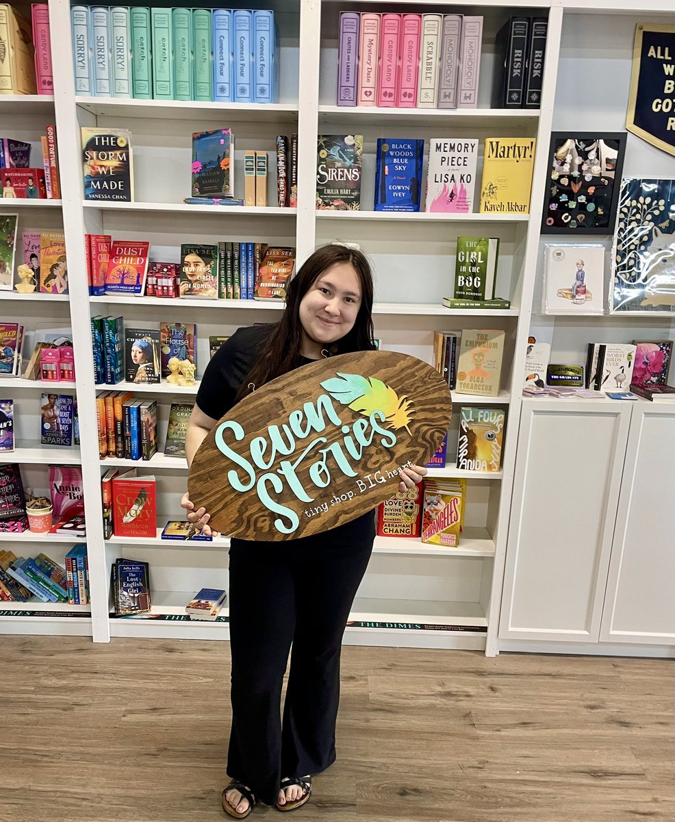LauraHarsch1's tweet image. Support your independently-owned bookstores every day! Seven Stories in @CityofShawneeKS is @SM_NORTH_HS 
student-owned by Halley Vincent #EntrepreneurExtraordinaire. It is full of wonderful books, gifts, and games for all ages. #SMSDProud