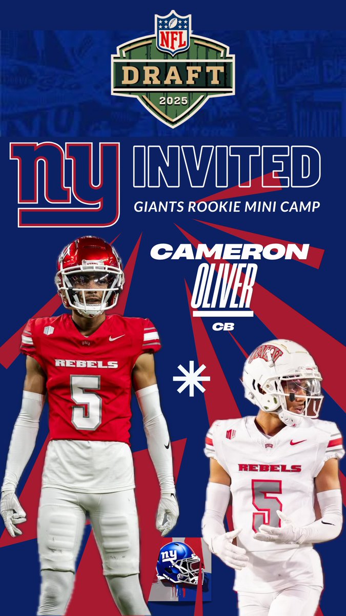 Made Men Marketing Group (@mademenmgroup) on Twitter photo Cameron Oliver is headed to The Big Apple after accepting a rookie mini camp invite from The New York Giants
<a href="/Cam_oliver05/">Cameron Oliver</a> x <a href="/Giants/">New York Giants</a>
#lockdown #NoFlyZone Cameron Oliver is headed to The Big Apple after accepting a rookie mini camp invite from The New York Giants
<a href="/Cam_oliver05/">Cameron Oliver</a> x <a href="/Giants/">New York Giants</a>
#lockdown #NoFlyZone