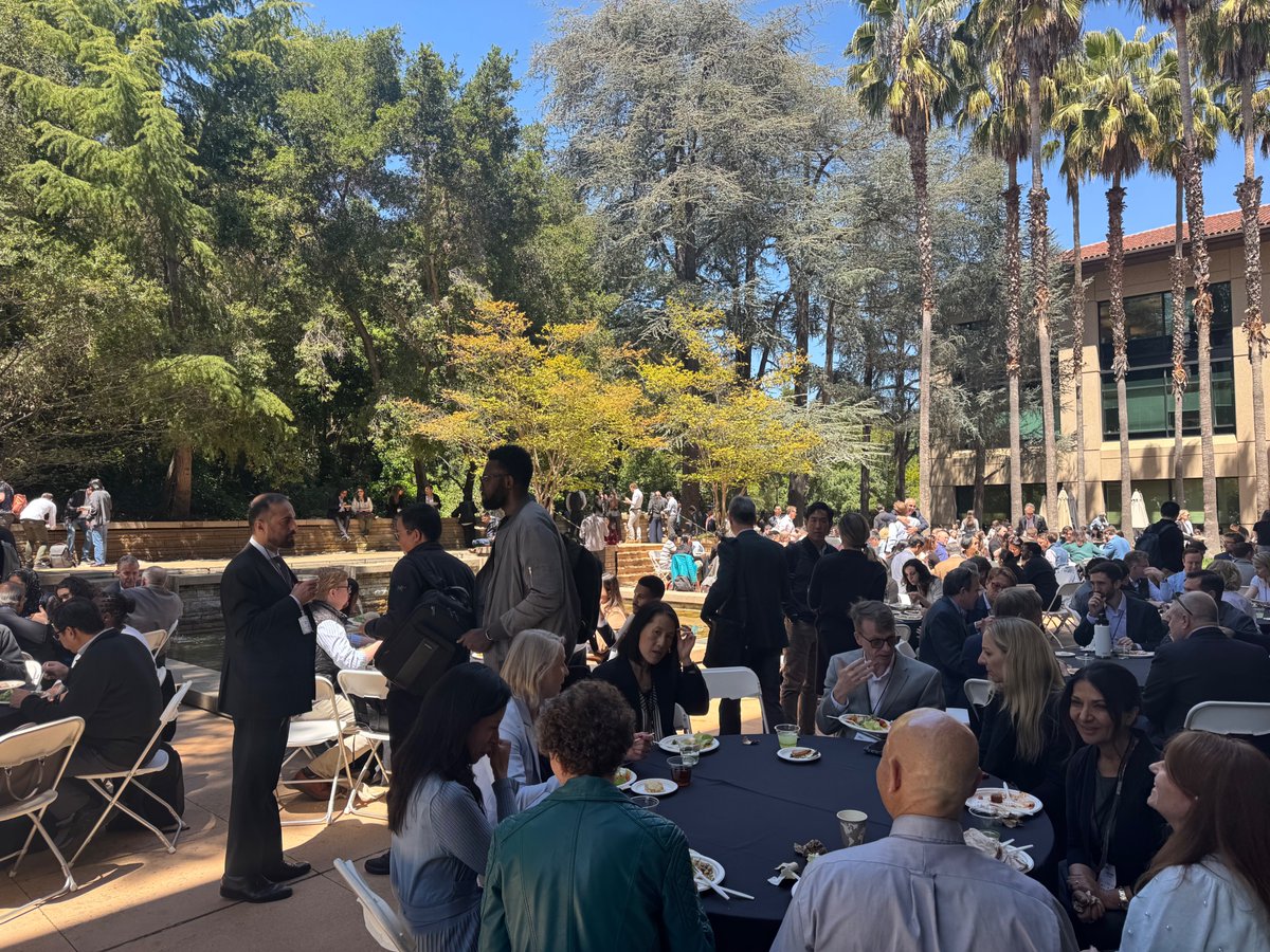 Stanford CVI (@stanfordcvi) on Twitter photo Day 1 of #SDDS2025 is buzzing with energy š¬āØ
This morningās sessions explored AI in drug development, regulatory innovation, & VC perspectives.
Now: time to connect over lunch and check out the 50-poster session.
<a href="/StanfordMed/">Stanford Medicine</a> <a href="/Stanford_ChEMH/">Sarafan ChEM-H</a> <a href="/StanfordHealth/">Stanford Health Care</a> <a href="/StanfordDeptMed/">Stanford Department of Medicine</a> Day 1 of #SDDS2025 is buzzing with energy š¬āØ
This morningās sessions explored AI in drug development, regulatory innovation, & VC perspectives.
Now: time to connect over lunch and check out the 50-poster session.
<a href="/StanfordMed/">Stanford Medicine</a> <a href="/Stanford_ChEMH/">Sarafan ChEM-H</a> <a href="/StanfordHealth/">Stanford Health Care</a> <a href="/StanfordDeptMed/">Stanford Department of Medicine</a>
