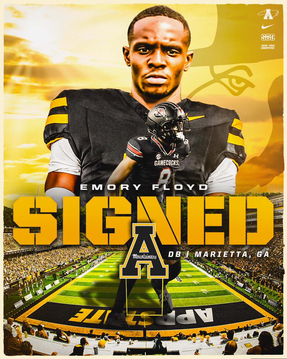 Welcome to the #AppFamily, <a href="/EmoryFloyd/">Emory Floyd</a>!

DB / Marietta, Ga. / South Carolina

#GoApp