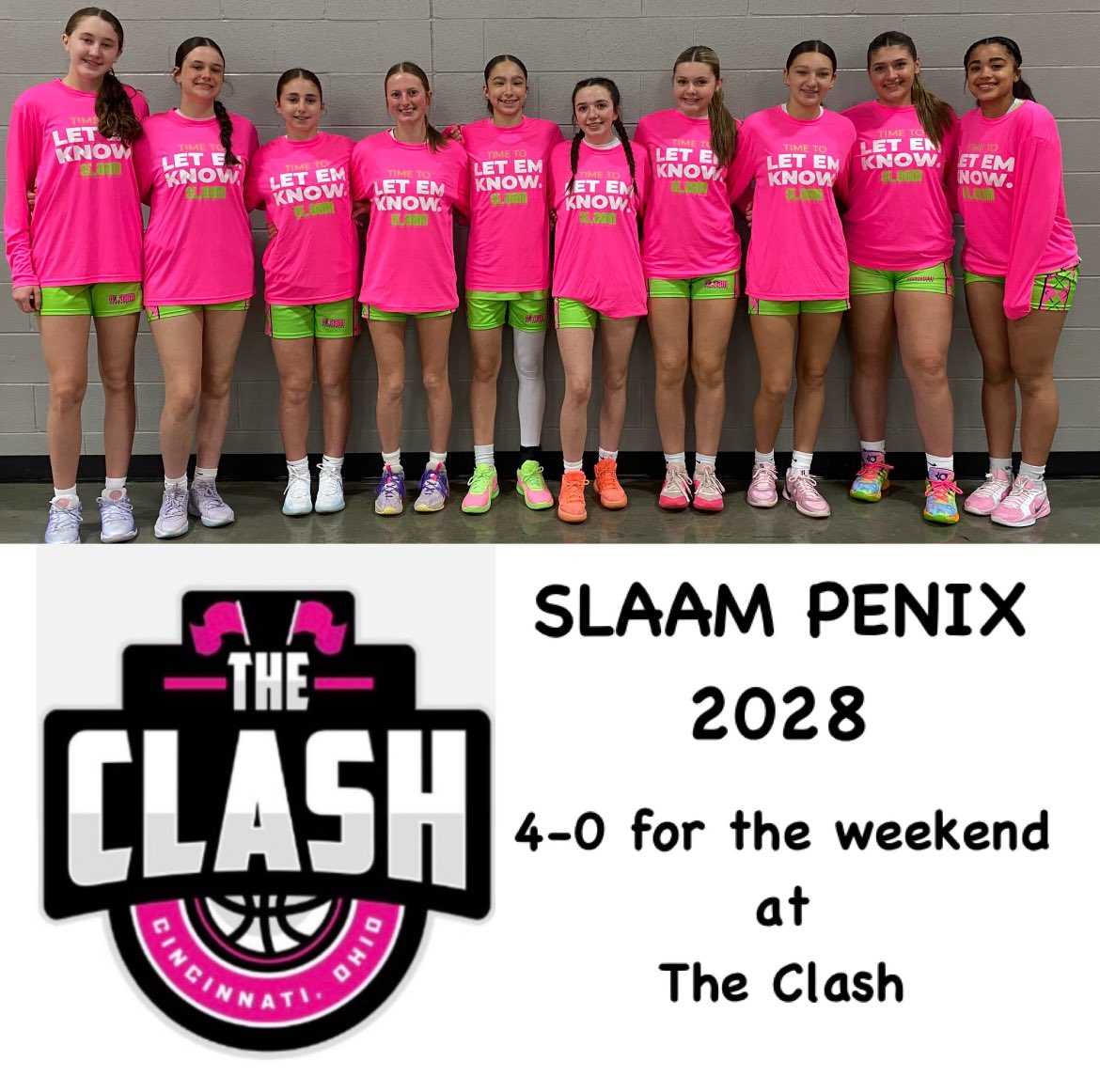KaLeina Earl-Hayden (@kaleina_eh) on Twitter photo My team went 4-0 at The Clash tournament at Cincinnati. We did a great job on both ends of the court. Can’t wait for this upcoming weekend. <a href="/SLAAM28Penix/">SLAAM 28 Penix</a> <a href="/SLAAMBASKETBALL/">slaambasketball</a> My team went 4-0 at The Clash tournament at Cincinnati. We did a great job on both ends of the court. Can’t wait for this upcoming weekend. <a href="/SLAAM28Penix/">SLAAM 28 Penix</a> <a href="/SLAAMBASKETBALL/">slaambasketball</a>