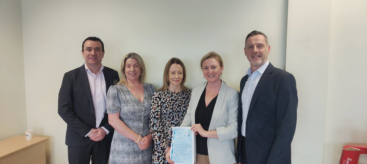 Mairead Aherne RD (@ahernemairead) on Twitter photo Thanks to <a href="/BrianMKearney/">Brian Kearney</a> and Trevor o Callaghan IHA Manager Dublin South City and West for presenting our HEN team with HSE excellence award "highly commended" cert and allowing the team to present achievements to date #rightpersonrightplacerighttime Thanks to <a href="/BrianMKearney/">Brian Kearney</a> and Trevor o Callaghan IHA Manager Dublin South City and West for presenting our HEN team with HSE excellence award "highly commended" cert and allowing the team to present achievements to date #rightpersonrightplacerighttime