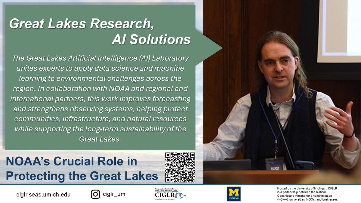 CIGLR (@ciglr_um) on Twitter photo 🌊🔬 #GreatLakes Research, AI Solutions 🤖🌎
#CIGLR <a href="/UMSEAS/">U-M SEAS</a>’s Dani Jones, in partnership w/ <a href="/NOAA_GLERL/">NOAA Great Lakes Environmental Research Laboratory</a>, leads a team using AI & data science to tackle GLs challenges! 💧 Protecting water, communities & ecosystems for a sustainable future. 💙Full story 👉 seas.umich.edu/news/inventing… 🌊🔬 #GreatLakes Research, AI Solutions 🤖🌎
#CIGLR <a href="/UMSEAS/">U-M SEAS</a>’s Dani Jones, in partnership w/ <a href="/NOAA_GLERL/">NOAA Great Lakes Environmental Research Laboratory</a>, leads a team using AI & data science to tackle GLs challenges! 💧 Protecting water, communities & ecosystems for a sustainable future. 💙Full story 👉 seas.umich.edu/news/inventing…
