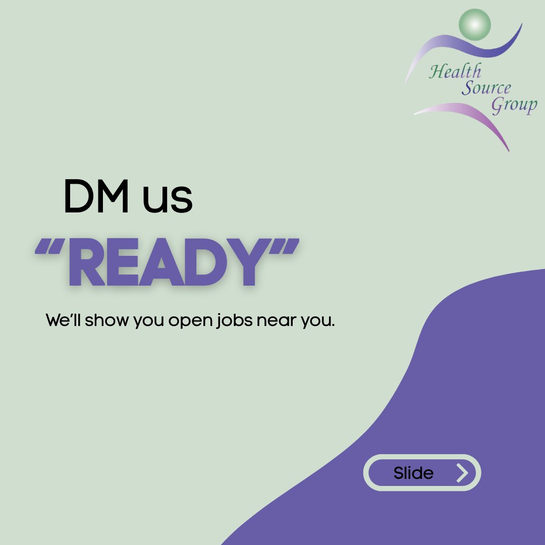 healthsourcegrp's tweet photo. Fed up with recruiters who disappear after your first interview? 😤
At Health Source Group, we believe in action. Not ghosting. Follow for real job leads, no fluff. 
#HealthcareStaffing #JobPlacement #NurseLife #CNAJobs #RecruitmentRealTalk #NurseJobs #HealthcareCareers https://t.co/QeHvdwtYBF
