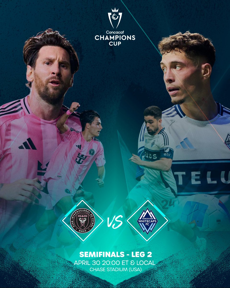 Inter Miami or Vancouver? 🤔

Who will reach the Champions Cup Final? 🏆