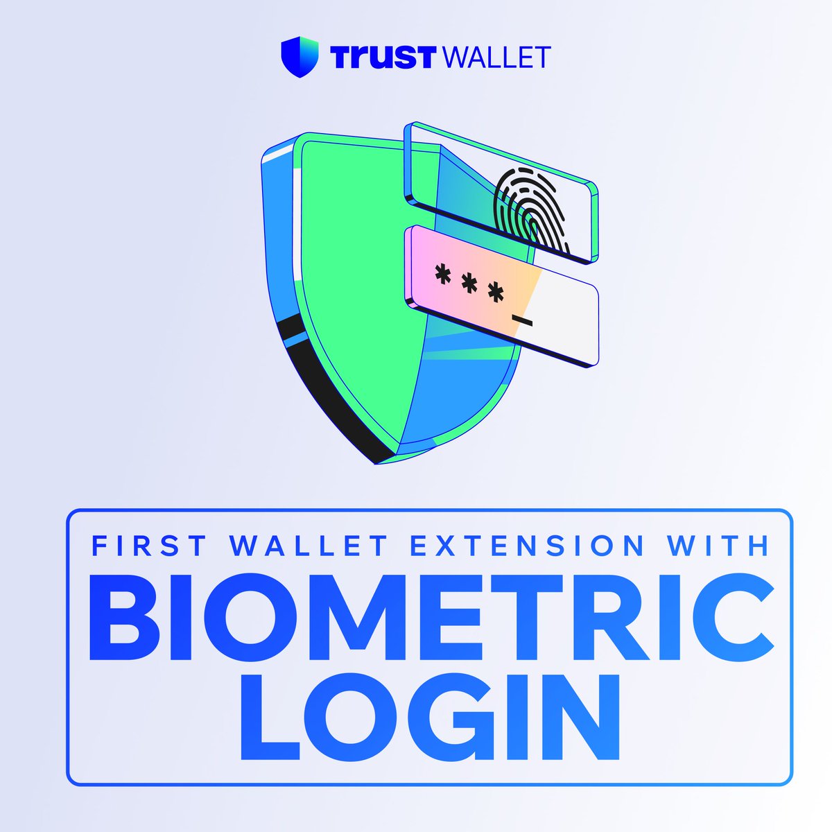 🛡️ Trust Wallet is the first major crypto wallet Extension to offer  biometric login, using TouchID. No more typing passwords. Enjoy fast,  secure access. Activate it today: https://t.co/1gaxpx0T4z , 🧵:
