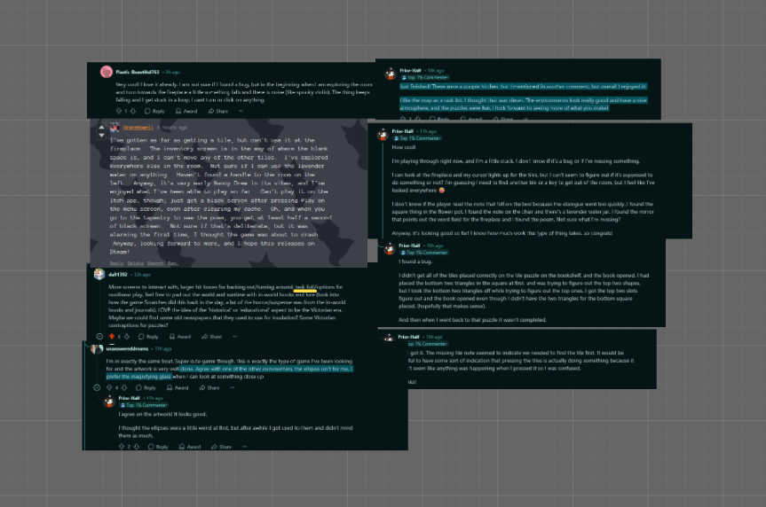 Clever1Games's tweet photo. We’ve received a lot of useful feedback about the issues, and we’ve already fixed some of them! Thanks, everyone! #pointandclick #indie https://t.co/OeY2Dsgfhg