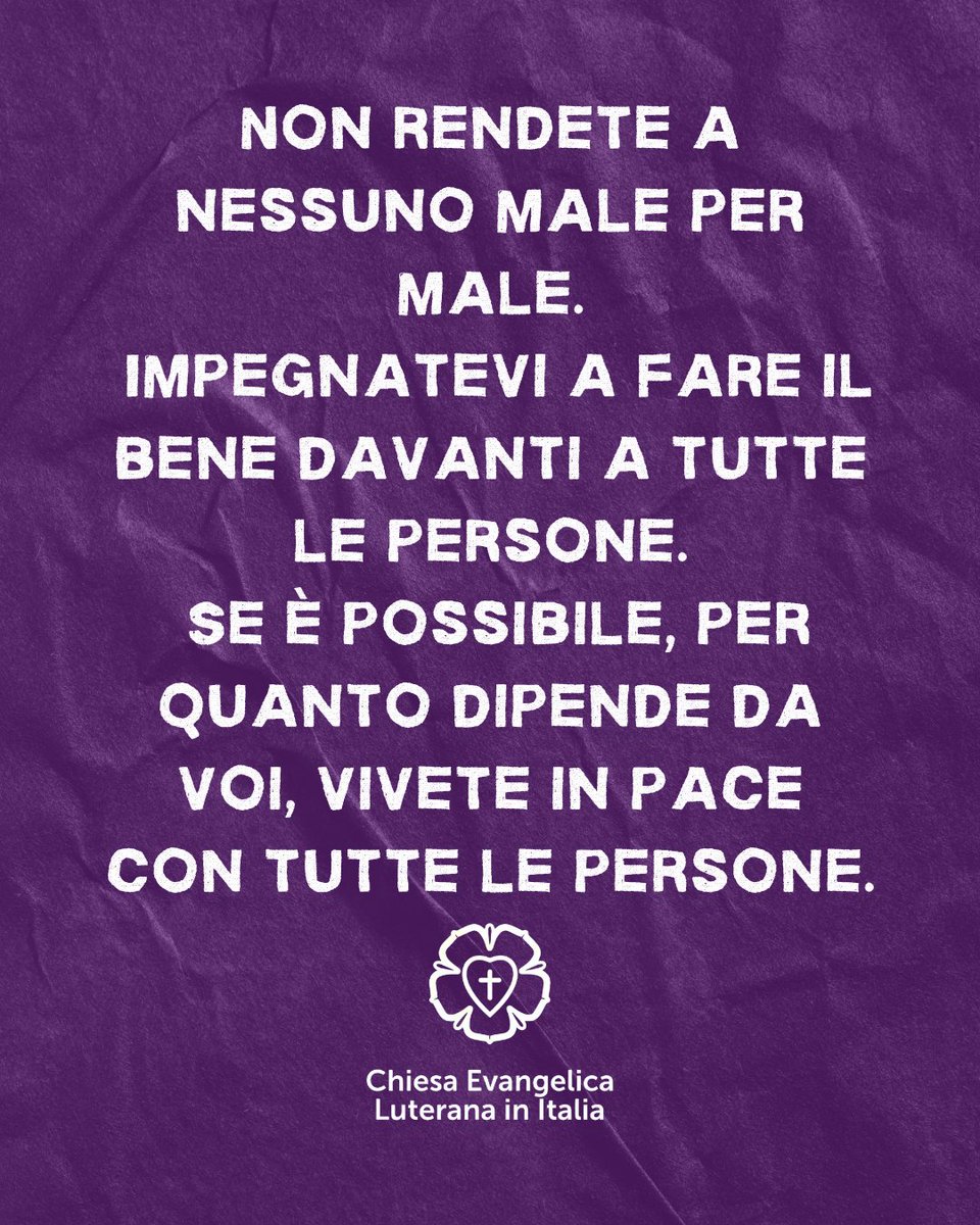 Nel rispetto dei valori evangelici di accoglienza, ascolto condivisione e pace, la Chiesa Evangelica Luterana in Italia non userà più X. Potete seguirci sul nostro sito e sugli altri canali. Grazie a tutti e tutte. 🕊️
<a href="/nev_it/">Agenzia NEV</a> <a href="/avventista/">Chiesa Avventista</a> <a href="/lutheranworld/">The Lutheran World Federation</a> <a href="/Ucebi/">Unione Battista</a> <a href="/EdSItalia/">EsercitoSalvezza</a> #Grazie
