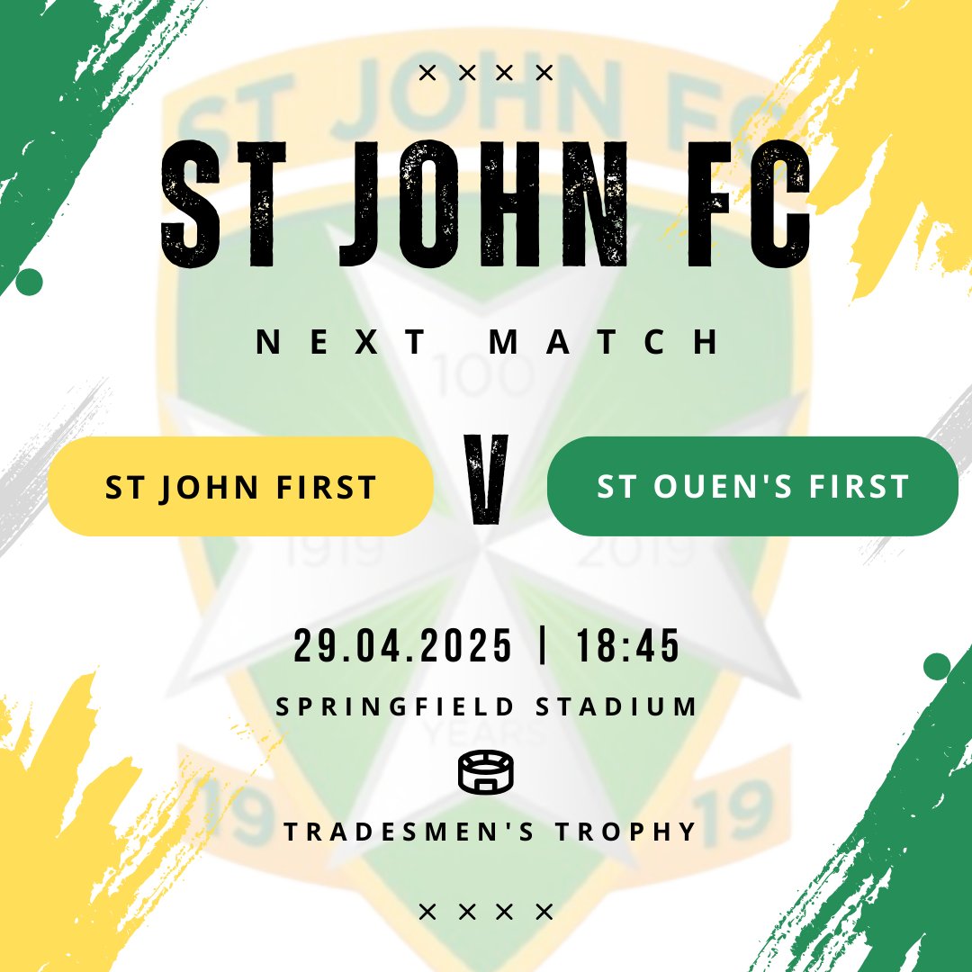 We take on <a href="/stouenfc/">St Ouen FC</a> tomorrow night in the cup final of the Tradesmen's Trophy. 

Exactly a month on from when we last met to decide the league which we narrowly missed out on, the lads will be looking to bounce back and secure the first silverware of the season!

#MTJ