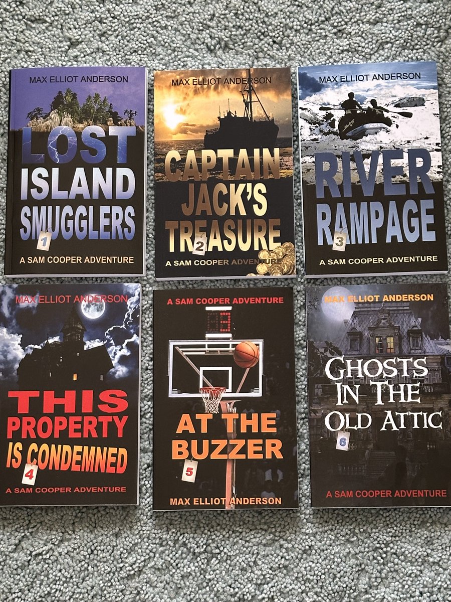 MaxEAnderson's tweet image. A Sam Cooper Middle Grade Adventure (6 book series) amazon.com/dp/B077L8PKLW