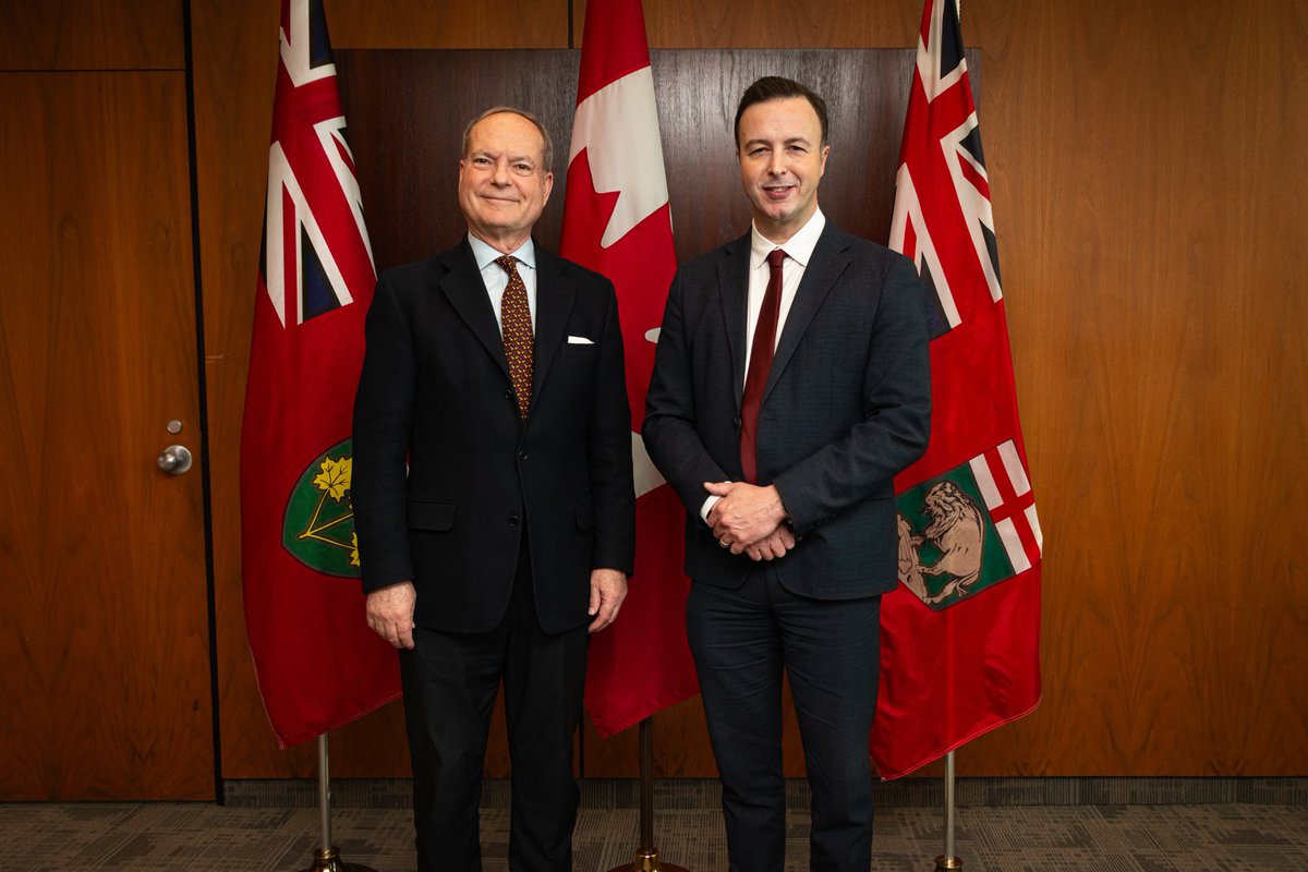 Peter Bethlenfalvy (@pbethlenfalvy) on Twitter photo In times of uncertainty, Canadians work best when we work together.
Our government is working with leaders across the country to create a unified response to U.S. tariffs.
Thank you, Manitoba Finance Minister <a href="/AdrienLouisSala/">Adrien Sala</a>, for meeting to discuss this important topic. In times of uncertainty, Canadians work best when we work together.
Our government is working with leaders across the country to create a unified response to U.S. tariffs.
Thank you, Manitoba Finance Minister <a href="/AdrienLouisSala/">Adrien Sala</a>, for meeting to discuss this important topic.
