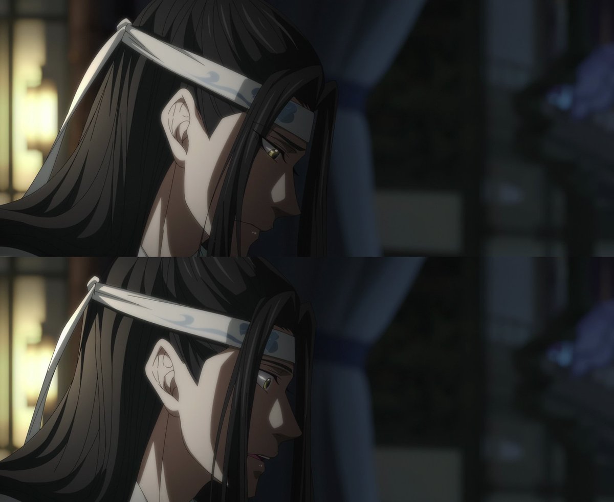 Only after a long while did Lan WangJi’s voice sound again, somewhat hoarse. The first word seemed to tremble, “Constantly awake?” Wen Ning, “Two nights and one day. Constantly awake.”