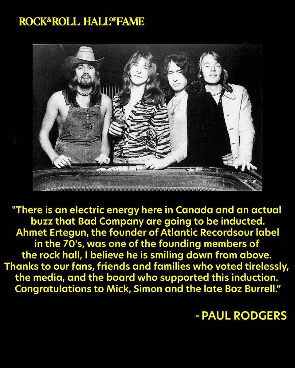 officialbadco's tweet image. The @rockhall is a world renowned, iconic institution, it feels great to be part of that legacy. Thanks to everyone who voted and supported this induction.
