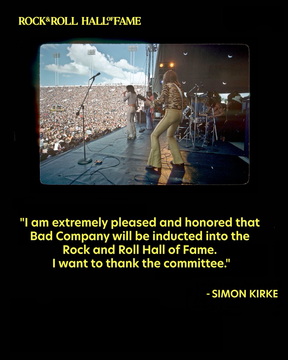 officialbadco's tweet image. The @rockhall is a world renowned, iconic institution, it feels great to be part of that legacy. Thanks to everyone who voted and supported this induction.