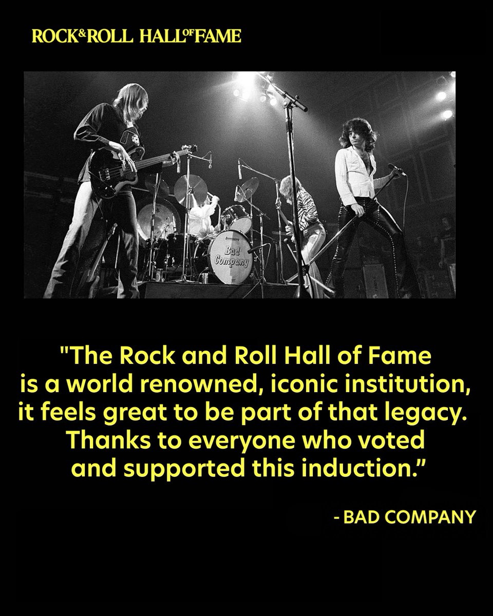 officialbadco's tweet image. The @rockhall is a world renowned, iconic institution, it feels great to be part of that legacy. Thanks to everyone who voted and supported this induction.
