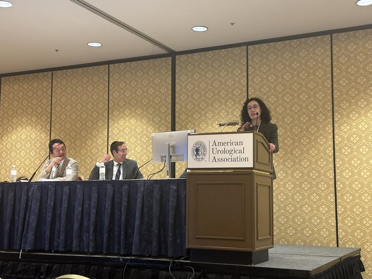 Michelle Van Kuiken, MD (@mvankuikenmd) on Twitter photo Slide malfunction? No problem! <a href="/Dr_i_pp_olito/">Giulia M. Ippolito, MD, MS</a> giving an a great presentation using LURN data about patient and provider expectations of OAB therapy.
#AUA25 Slide malfunction? No problem! <a href="/Dr_i_pp_olito/">Giulia M. Ippolito, MD, MS</a> giving an a great presentation using LURN data about patient and provider expectations of OAB therapy.
#AUA25