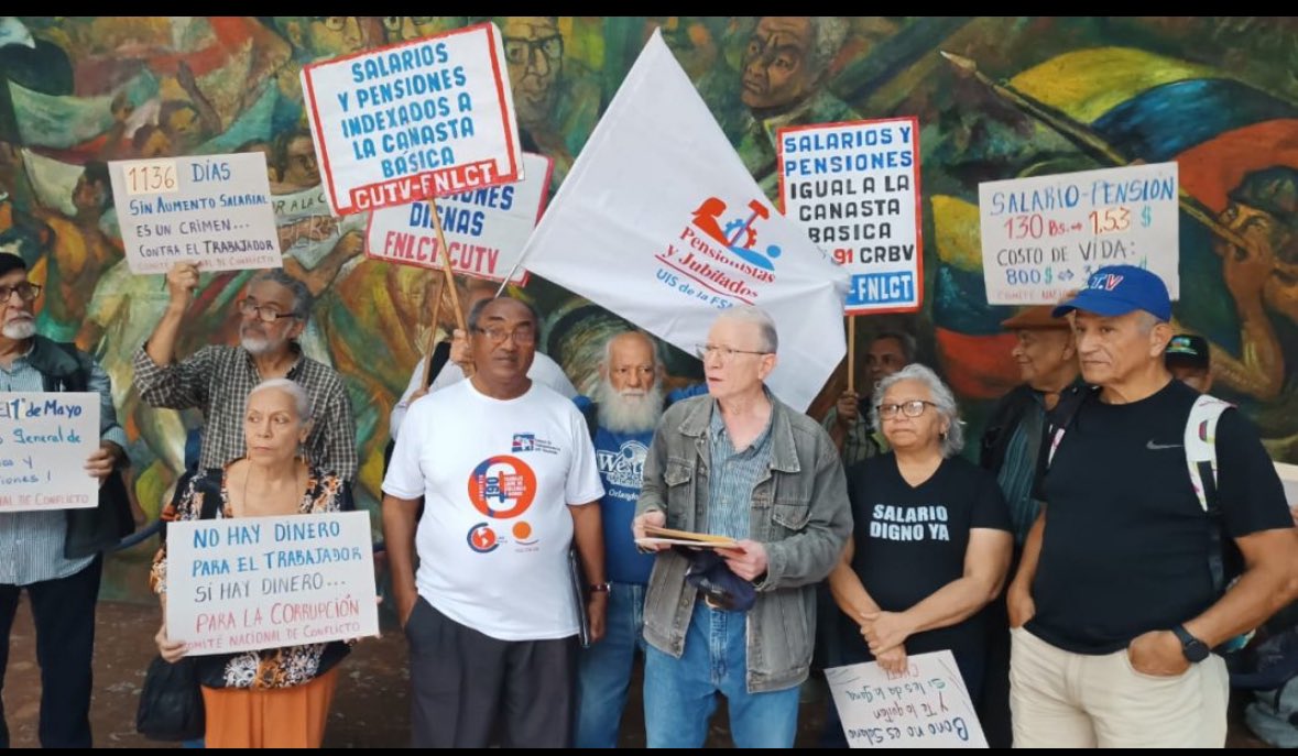 La Seccional Caracas de <a href="/CentralASI/">Central ASI Vzla</a> convoca a la marcha del 1• de mayo en unidad de acción. Reclamamos un Salario Suficiente para cubrir la cesta alimentaria y la recuperación progresiva del salario y sus incidencias. Pedimos un Bono de transporte. #JusticiaSalarial