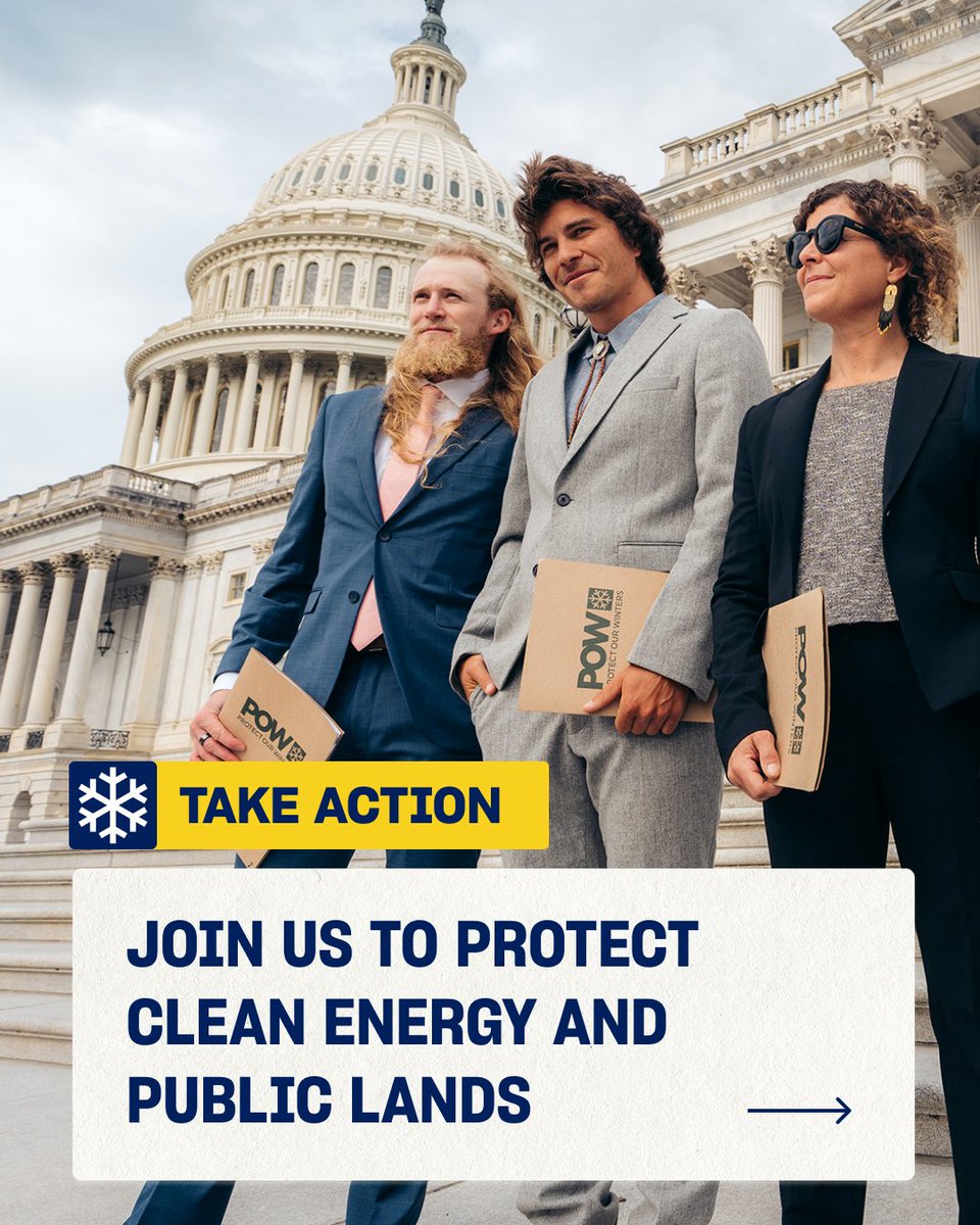 🚨Congress is fast-tracking the budget—and clean energy and public lands are on the line. It’s time to take action. 🚨
protectourwinters.quorum.us/campaign/12089…