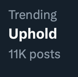 We're trending!? 

Blame the intern. Praise the intern.

TBD...