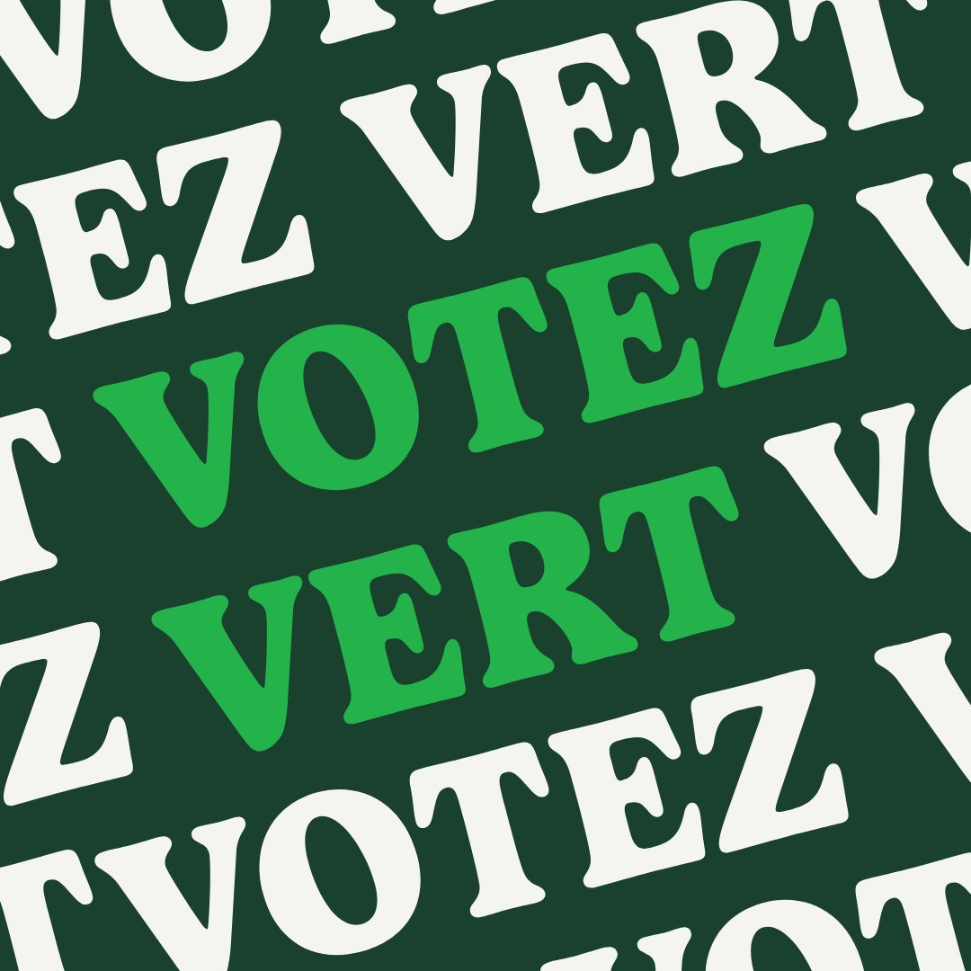 LesVertsCanada's tweet photo. Rendez-vous au bureau de vote et faites entendre votre voix. Consultez votre carte de l'électeur ou le site https://t.co/Hqm6qPXFcx pour savoir où voter et quoi apporter. C'est votre chance de construire un avenir plus juste et plus vert. #VotezVert https://t.co/NxpeiKYwll