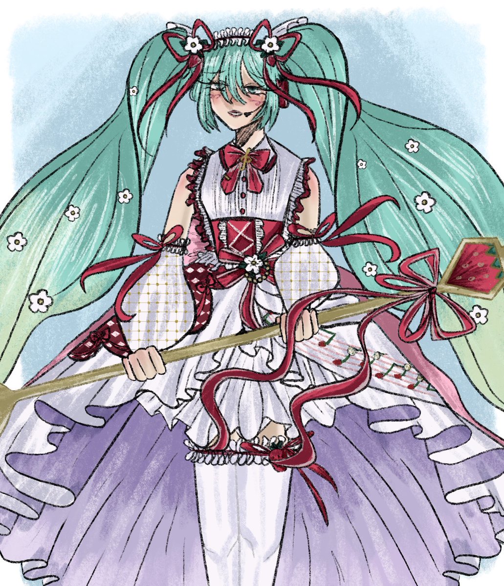 niniiiii22's tweet photo. @PKMNSW95 Hii!! I’m mostly inactive on this account, and I don’t post my art here anymore but I’ve been a fan of Miku for a few years now (my cat is a huge fan as well) and I drew this fanart of her around three years ago and I never got to post it anywhere so yeah I hope you like it hehe https://t.co/eaeSgXKAgs
