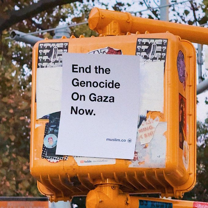 PalestineCultu1's tweet photo. Spotted in NYC https://t.co/5cnhUj3ILP