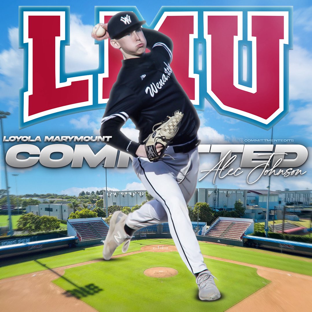 Alec Johnson (@alecj1208) on Twitter photo I am beyond excited to announce my commitment to continue my academic and athletic career at Loyola Marymount University. I canāt express how grateful I am for the support Iāve received from my family, friends, coaches and teammates. Go Lions š¦ā¼ļø<a href="/lmulionsBSB/">LMU Baseball</a> I am beyond excited to announce my commitment to continue my academic and athletic career at Loyola Marymount University. I canāt express how grateful I am for the support Iāve received from my family, friends, coaches and teammates. Go Lions š¦ā¼ļø<a href="/lmulionsBSB/">LMU Baseball</a>