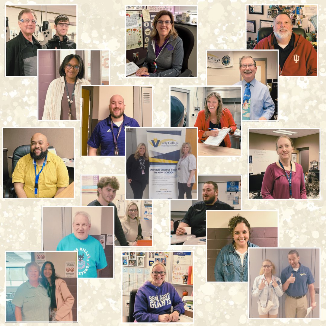 The #EarlyCollege Career Center wouldn’t be possible without an amazing team of educators across 3 buildings - <a href="/A31CareerCenter/">Area 31 Career Center</a>, <a href="/BenDavisHS/">Ben Davis High School</a>, and <a href="/BenDavisNGC/">Ben Davis NGC</a>. Thanks for everything you do to make our programs great! #EarlyCollegeWeek #CareerTechEd #CTEWorks