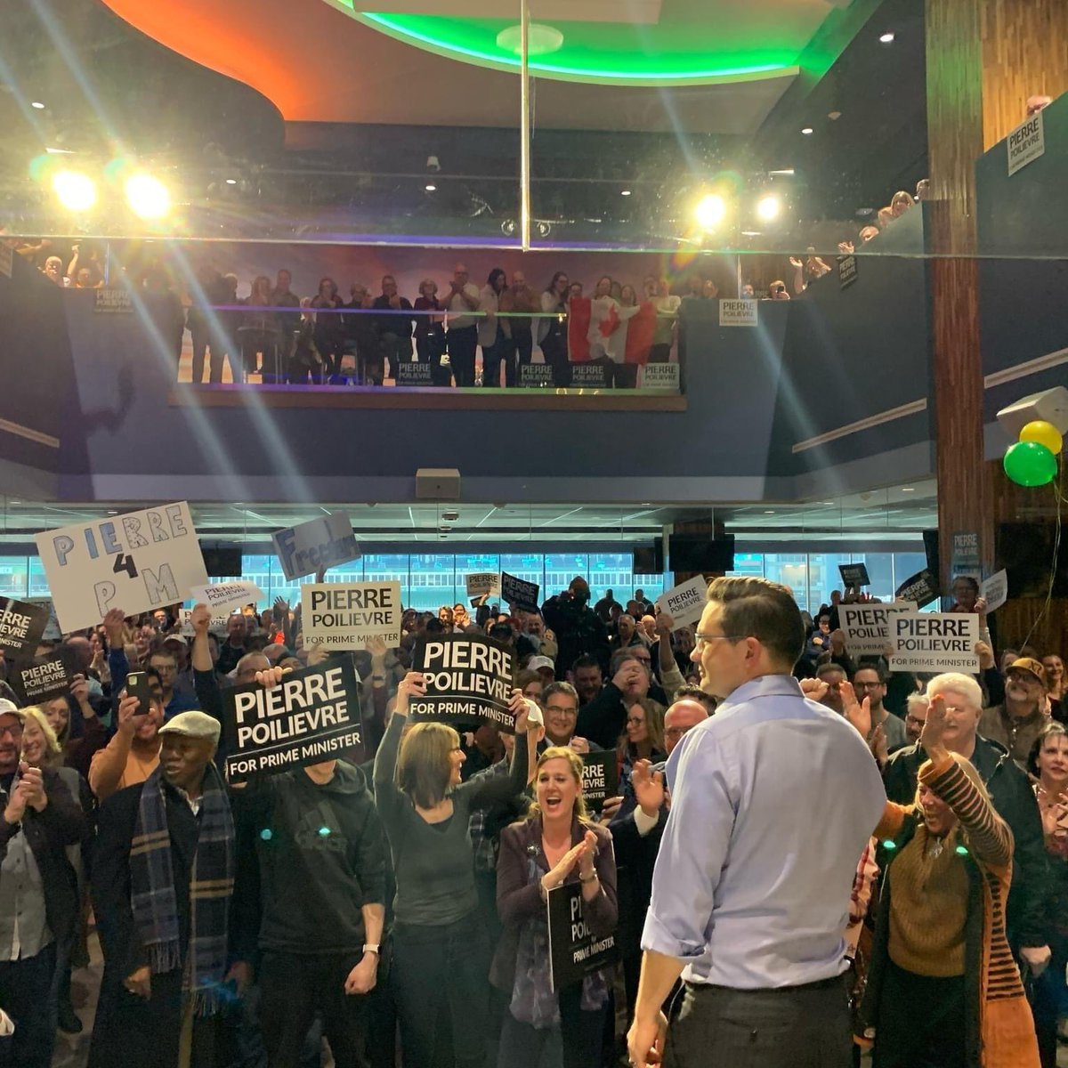 Flashback to where it all began. This was Pierre’s first rally which kicked off his leadership campaign in Regina now we are almost at the finish line, let’s go Pierre!! 🙏🏻💙