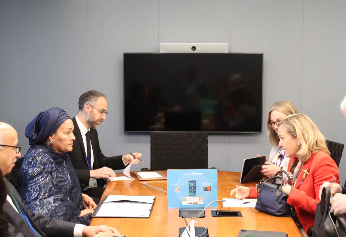 We must reshape the international financial system to better serve people and planet.

Working with <a href="/NadiaCalvino/">Nadia Calviño</a>, President of <a href="/EIB/">European Investment Bank</a>, to turn cooperation into results.